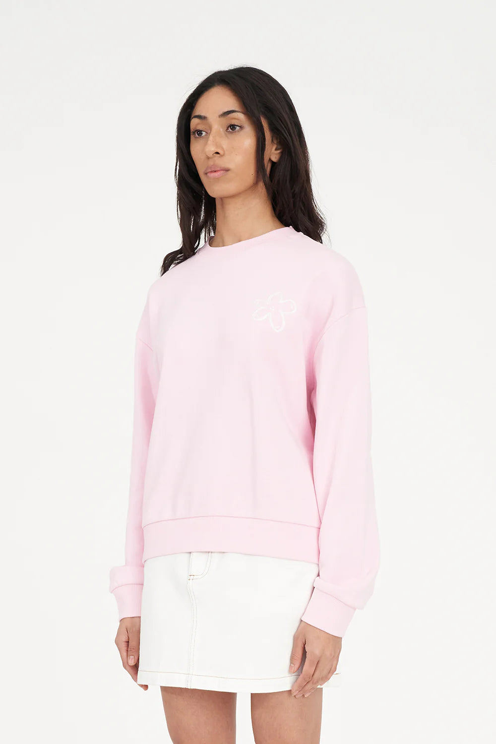 HUFFER SLOUCH CREW 350/DAISY CHAIN - PRIMROSE - THE VOGUE STORE