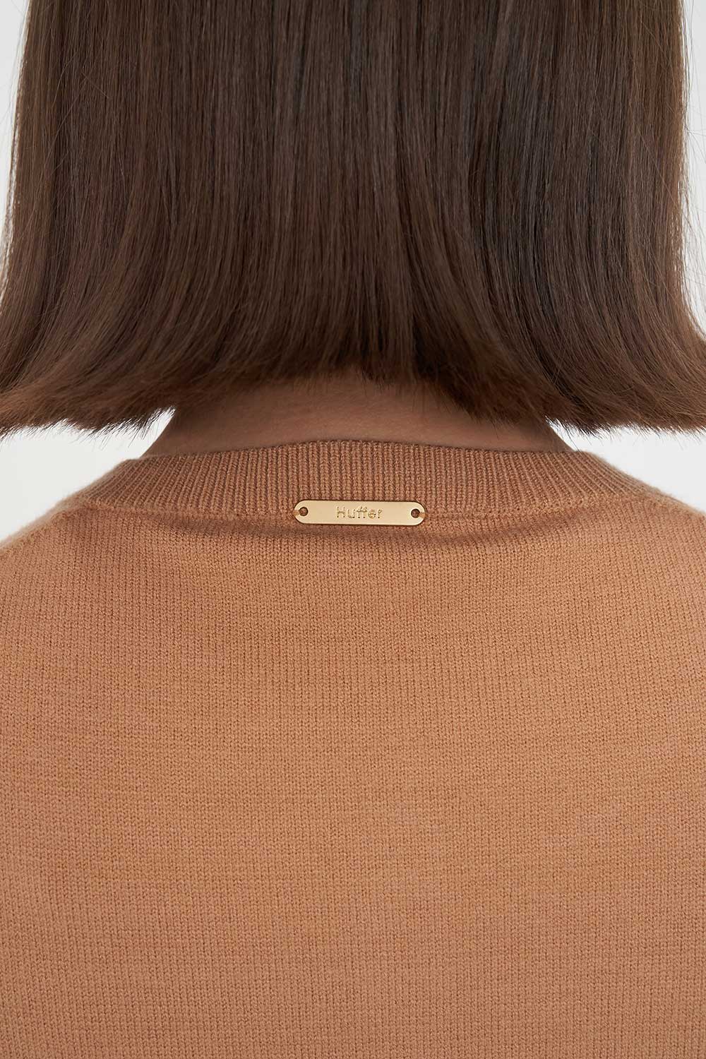 HUFFER CLASSIC BUTTON UP CARDIGAN - CAMEL - THE VOGUE STORE