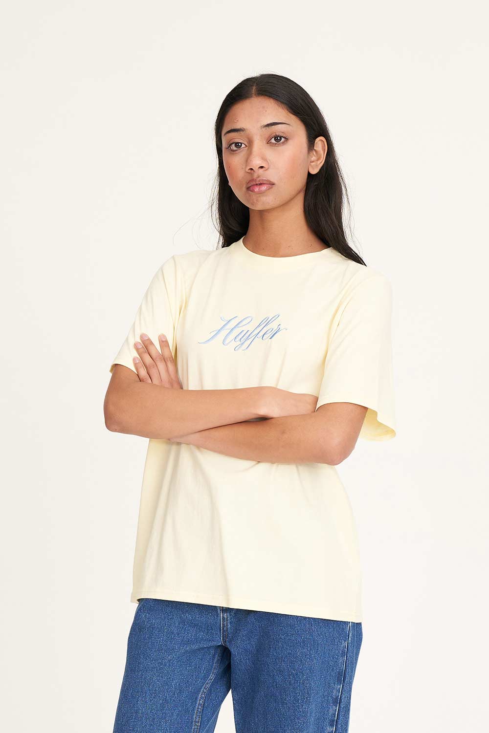 HUFFER CLASSIC TEE 170/RALLY - BUTTER - THE VOGUE STORE