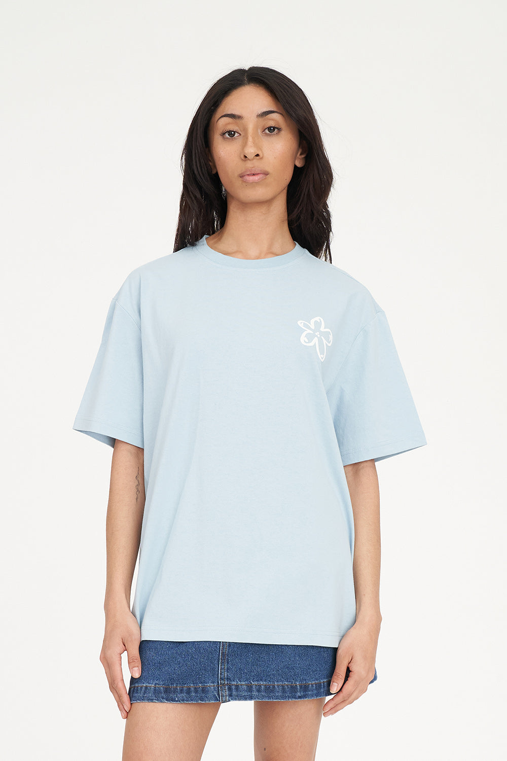 HUFFER RELAX TEE 220/ YK2 BLUE - THE VOGUE STORE