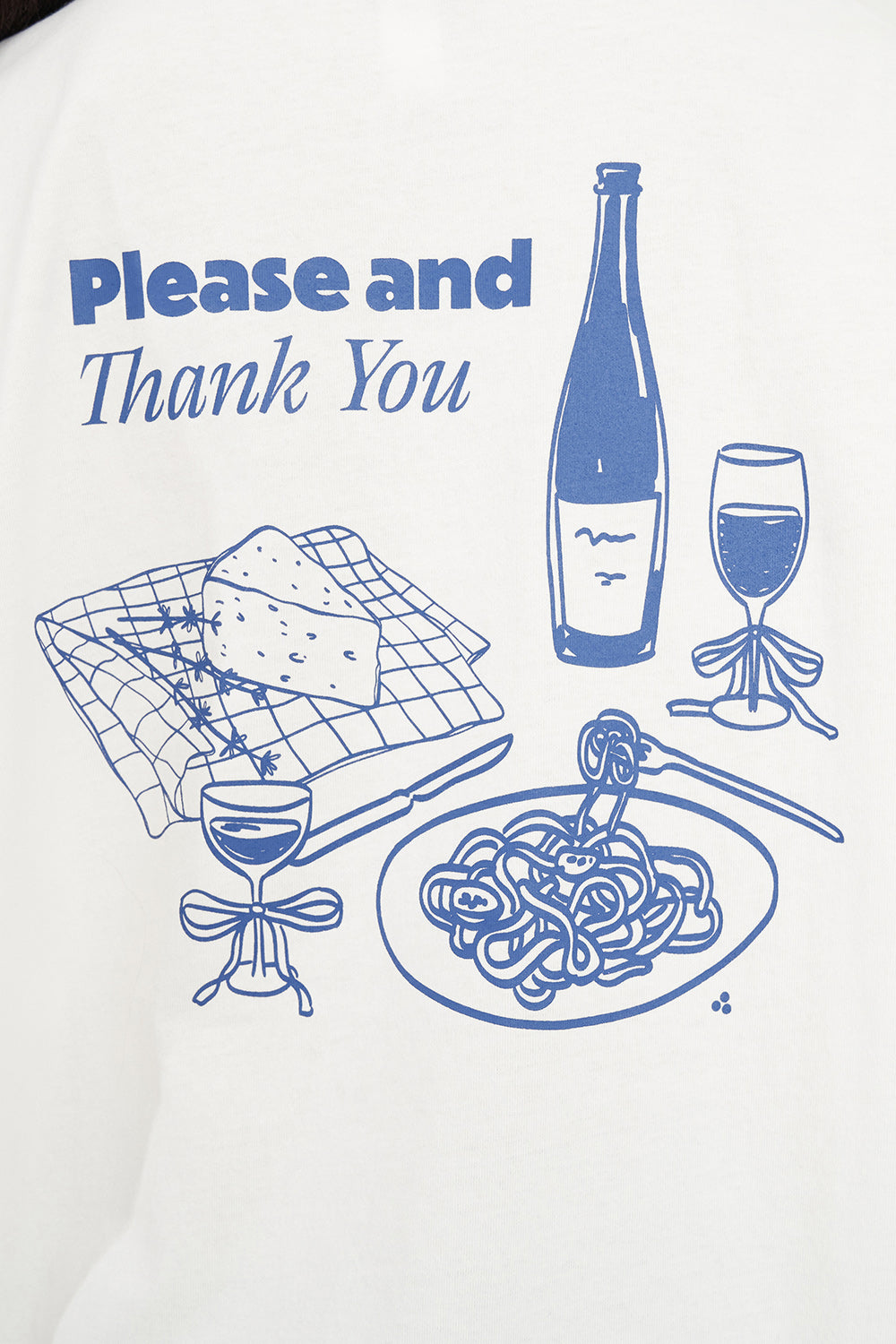 HUFFER RELAX TEE 220/ PASTERIA - CHALK - THE VOGUE STORE