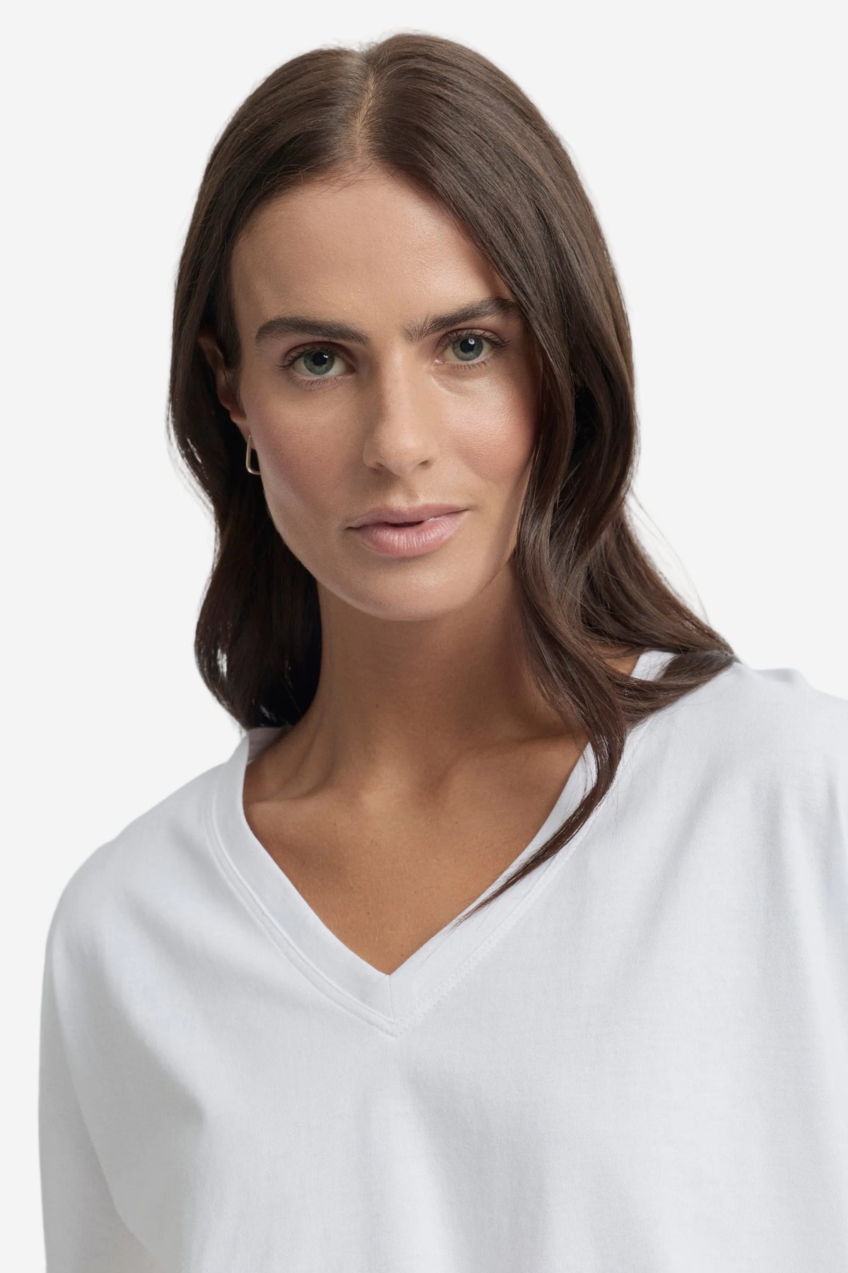 YARRA TRAIL GLASS TEE - WHITE - THE VOGUE STORE