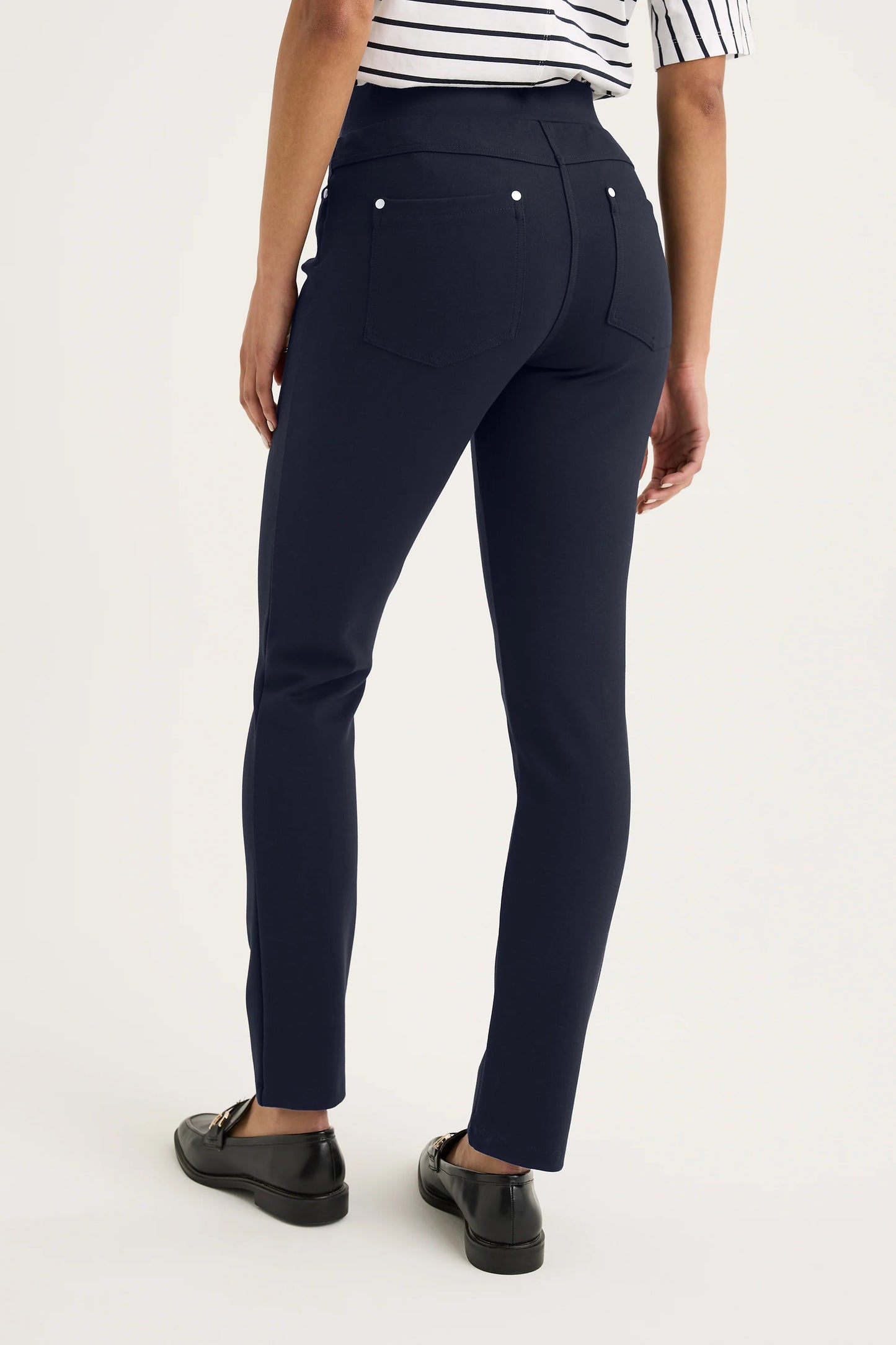 YARRA TRAIL REFLECTION PANT - NAVY - THE VOGUE STORE