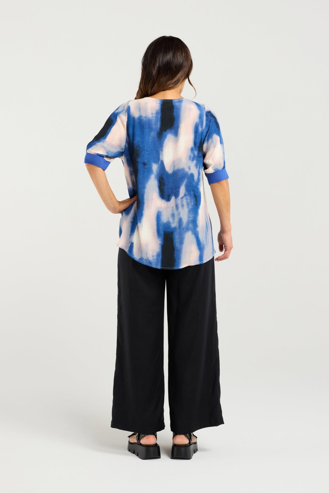 ZAFINA HAVANA TOP - CELESTE - THE VOGUE STORE