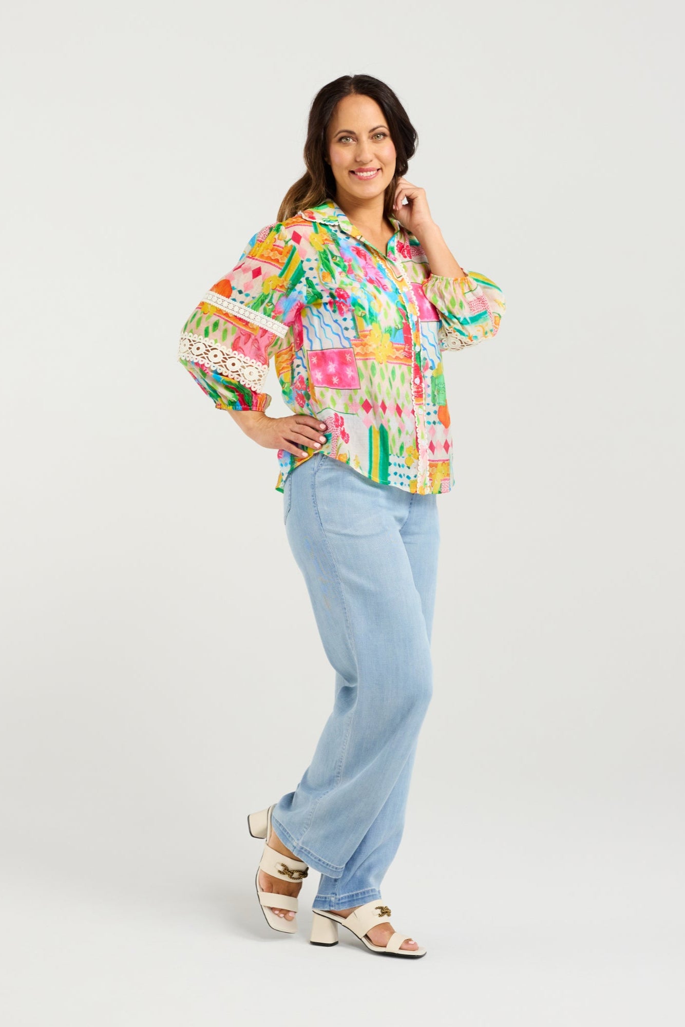 ZAFINA ARABELLA SHIRT - RADIANT - THE VOGUE STORE