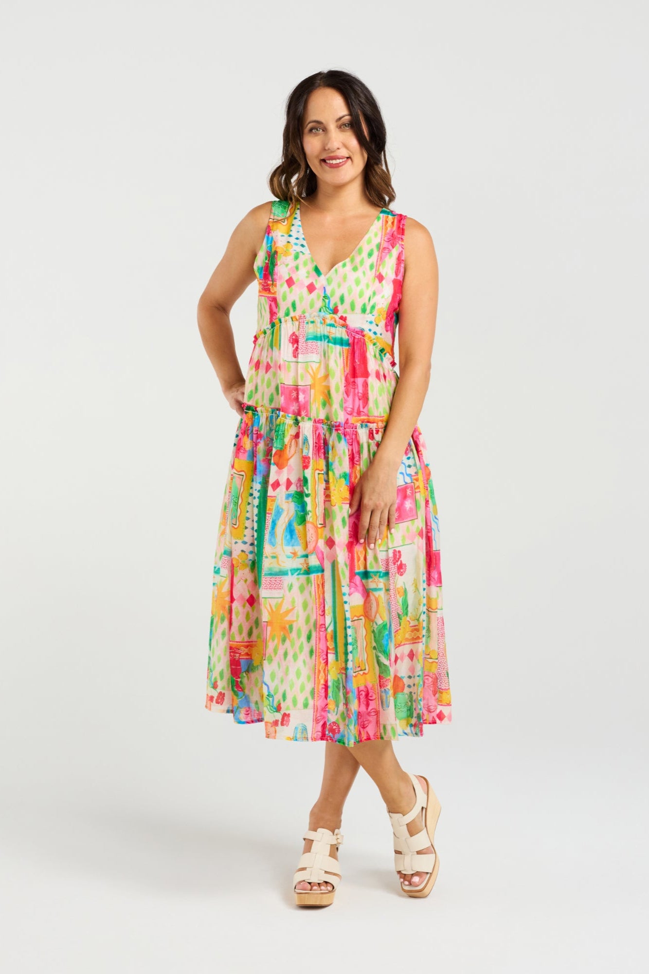 ZAFINA JAYLA DRESS - RADIANT - THE VOGUE STORE