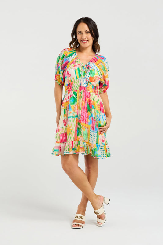 ZAFINA ROWEN DRESS - RADIANT - THE VOGUE STORE