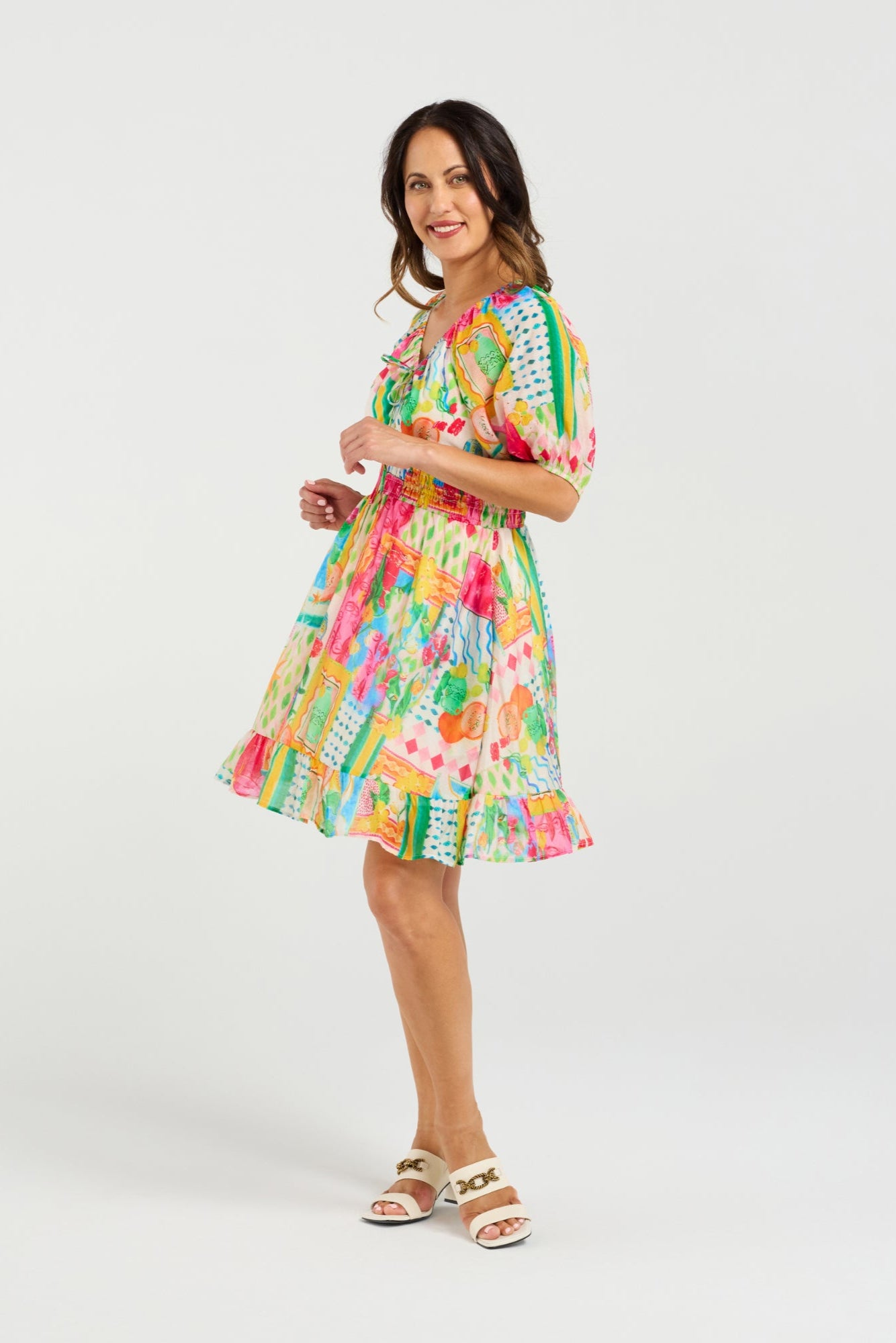 ZAFINA ROWEN DRESS - RADIANT - THE VOGUE STORE