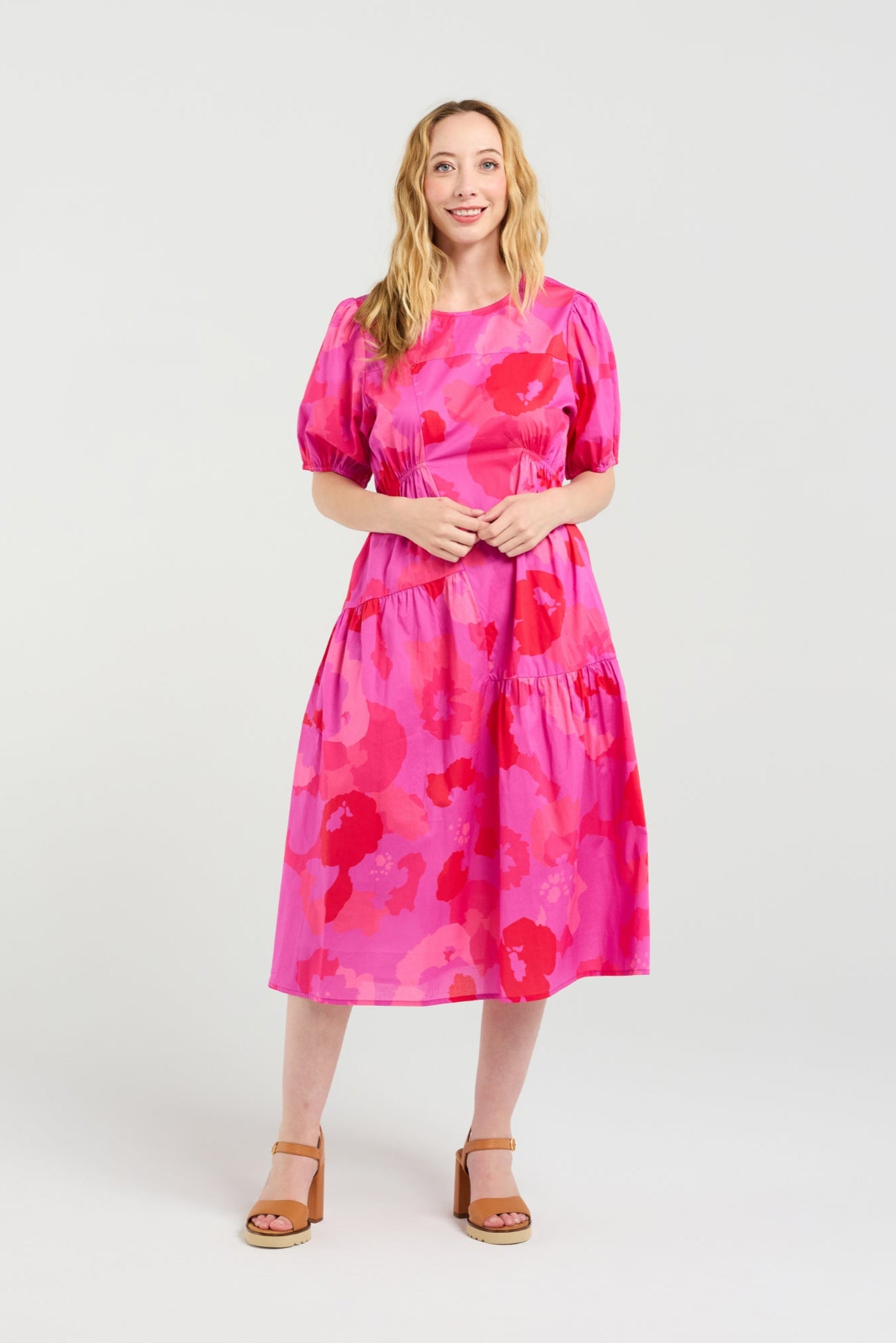 ZAFINA VICTORIA DRESS - FUSCIA BURST - THE VOGUE STORE