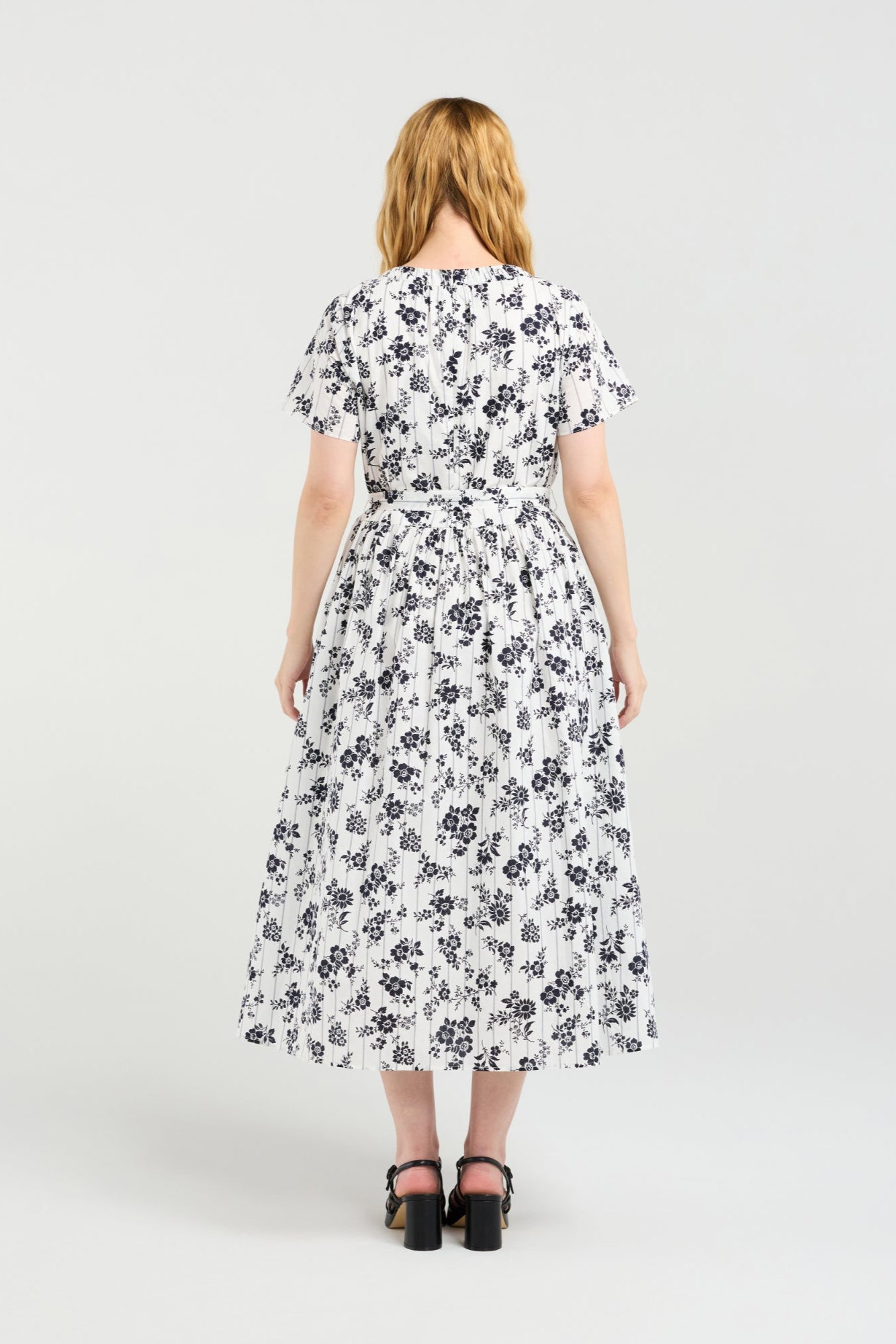 ZAFINA SCARLETT DRESS -  FLORALINE - THE VOGUE STORE