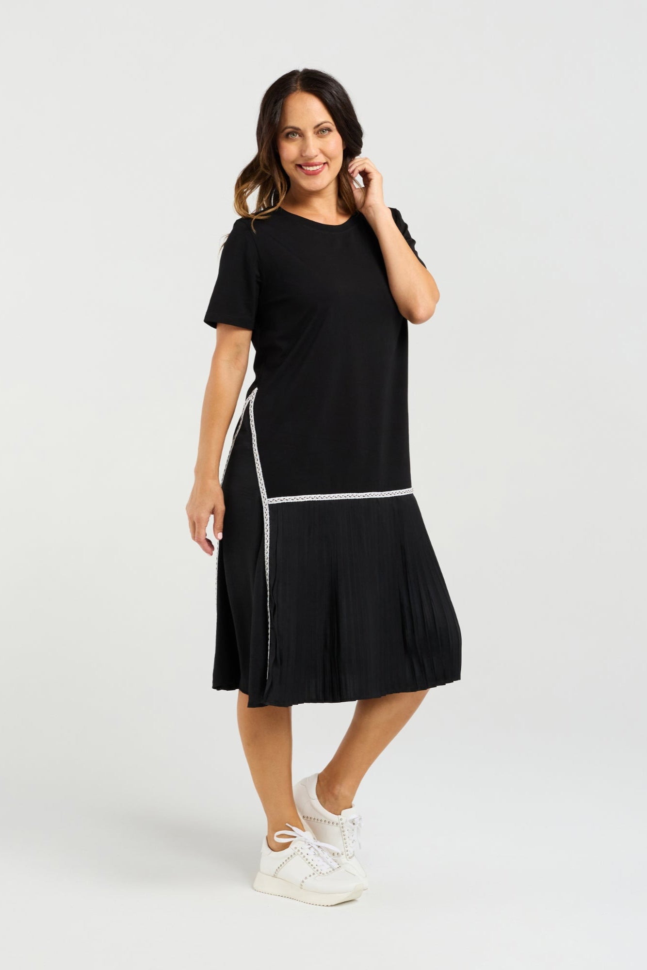 ZAFINA NOA DRESS - BLACK - THE VOGUE STORE