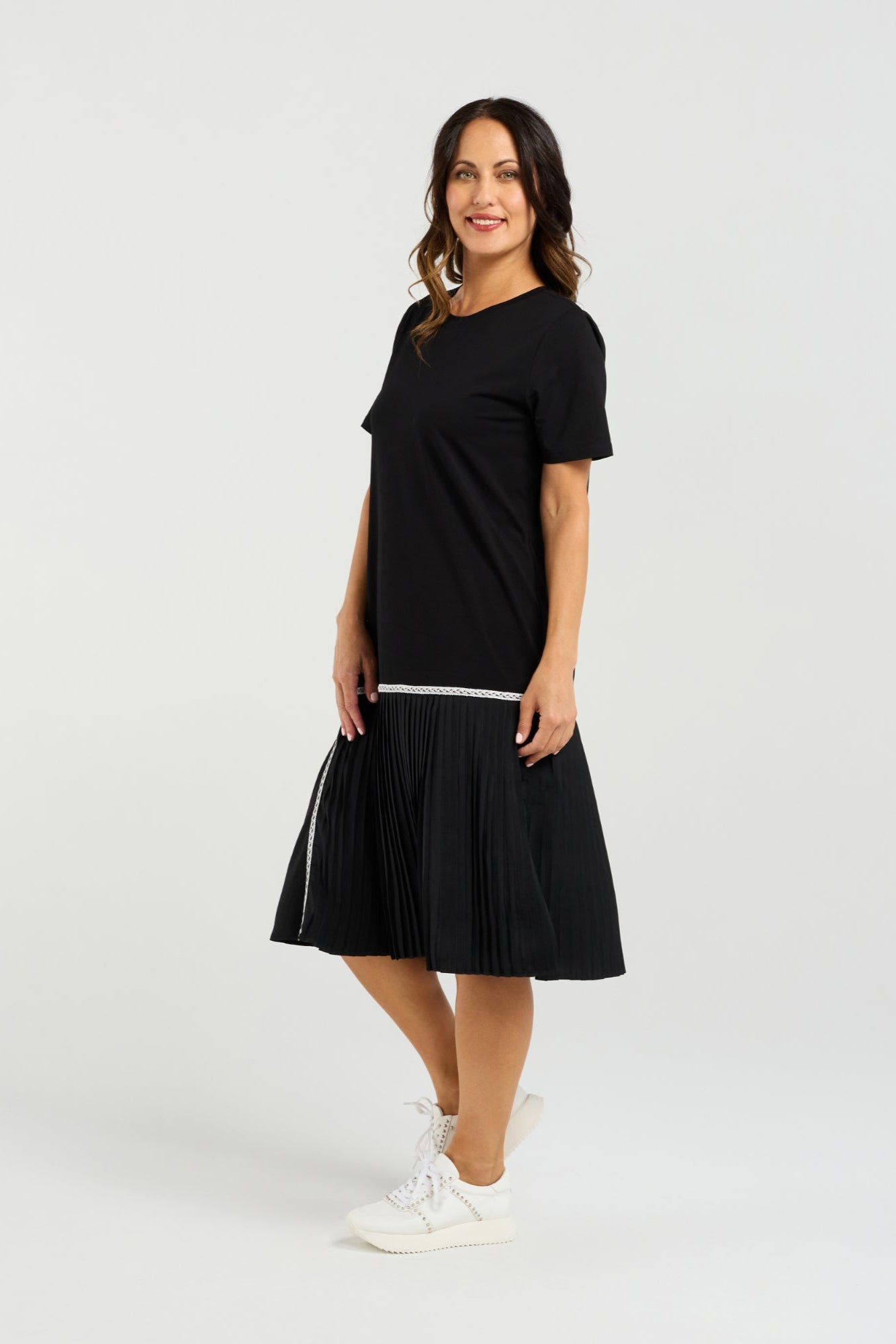 ZAFINA NOA DRESS - BLACK - THE VOGUE STORE