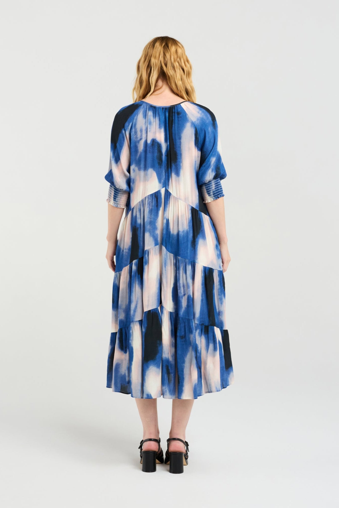 ZAFINA SABRINA DRESS - CELESTE - THE VOGUE STORE