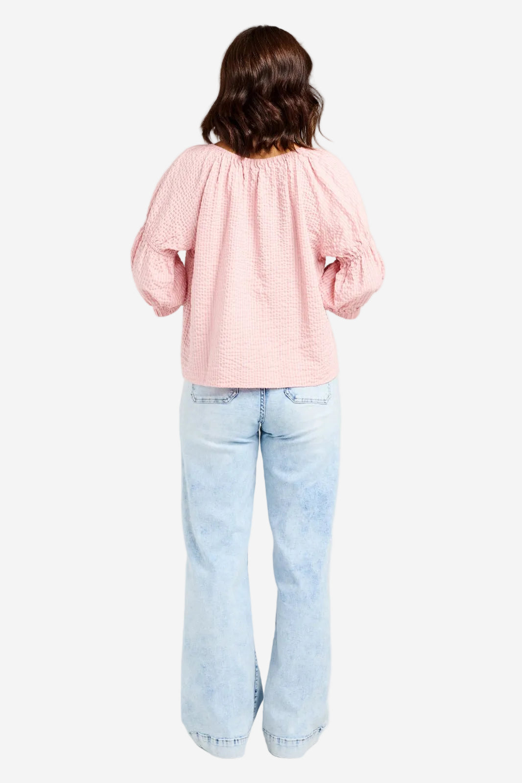 ZAFINA CAITLIN TOP - PINK STRIPE - THE VOGUE STORE