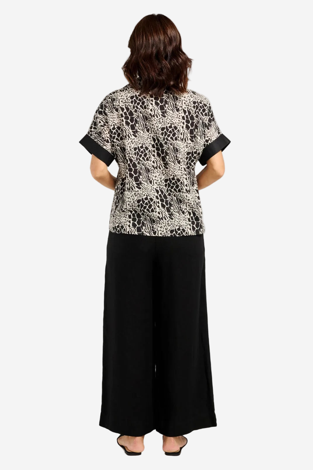 ZAFINA DIANA SHIRT - ANIMAL - THE VOGUE STORE