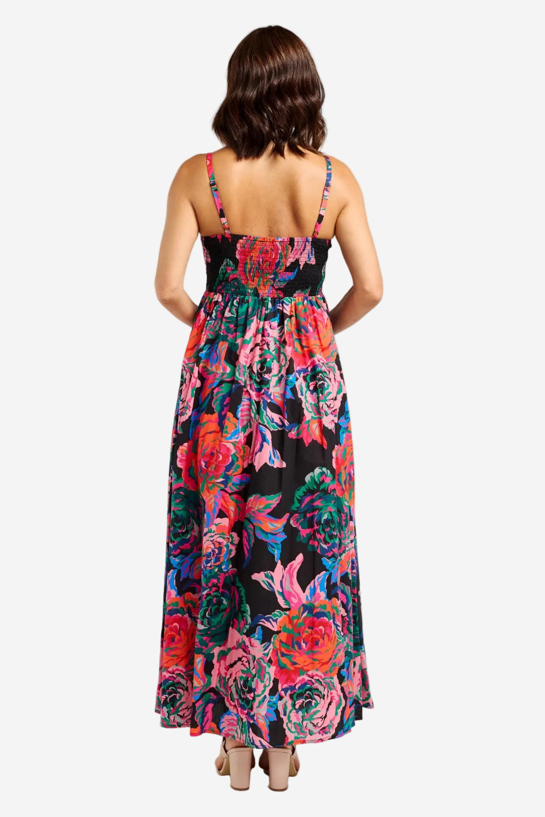 ZAFINA CLEMENTINE DRESS - ABSTRACT GARDEN - THE VOGUE