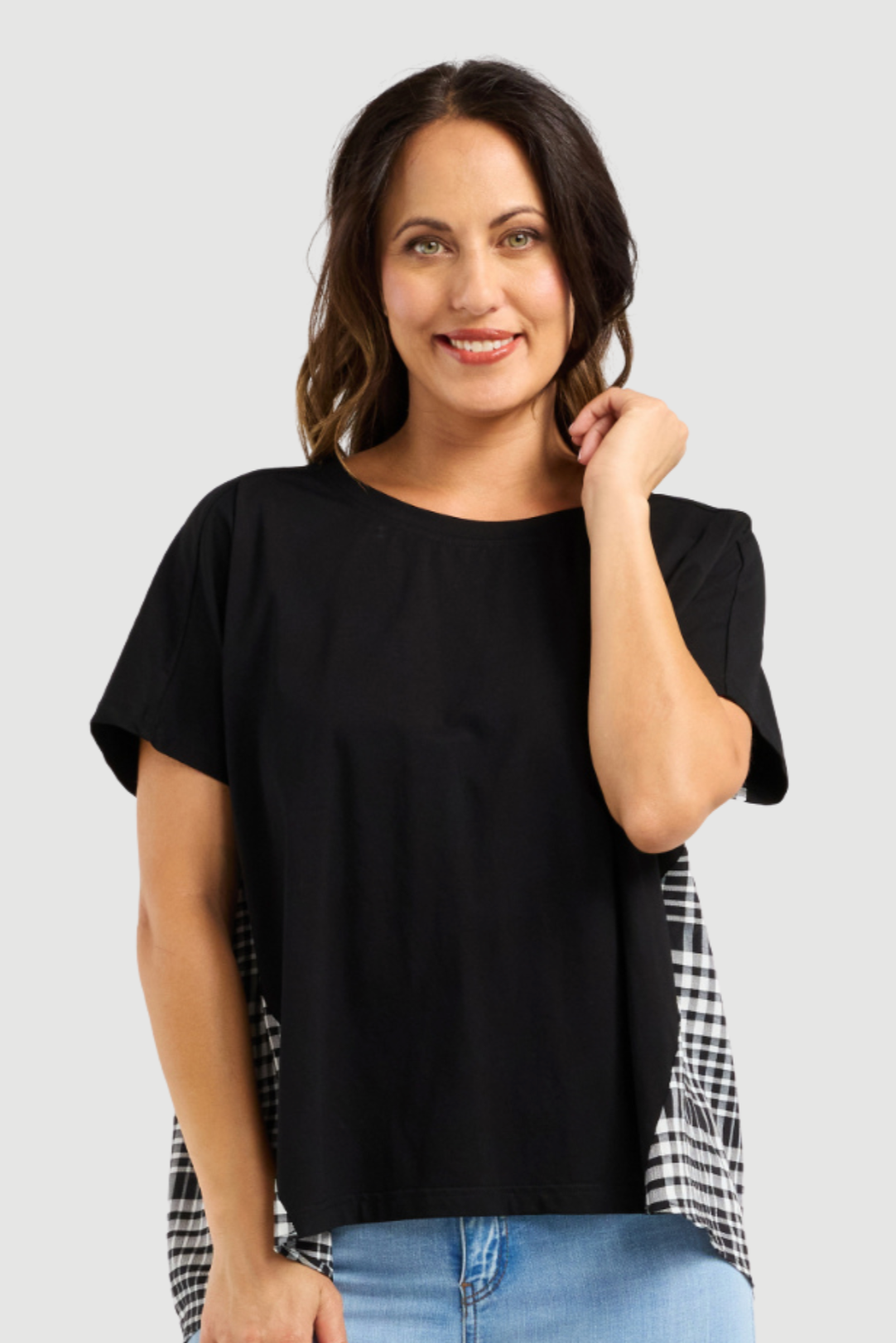 ZAFINA ALICE TOP - BLACK - THE VOGUE STORE