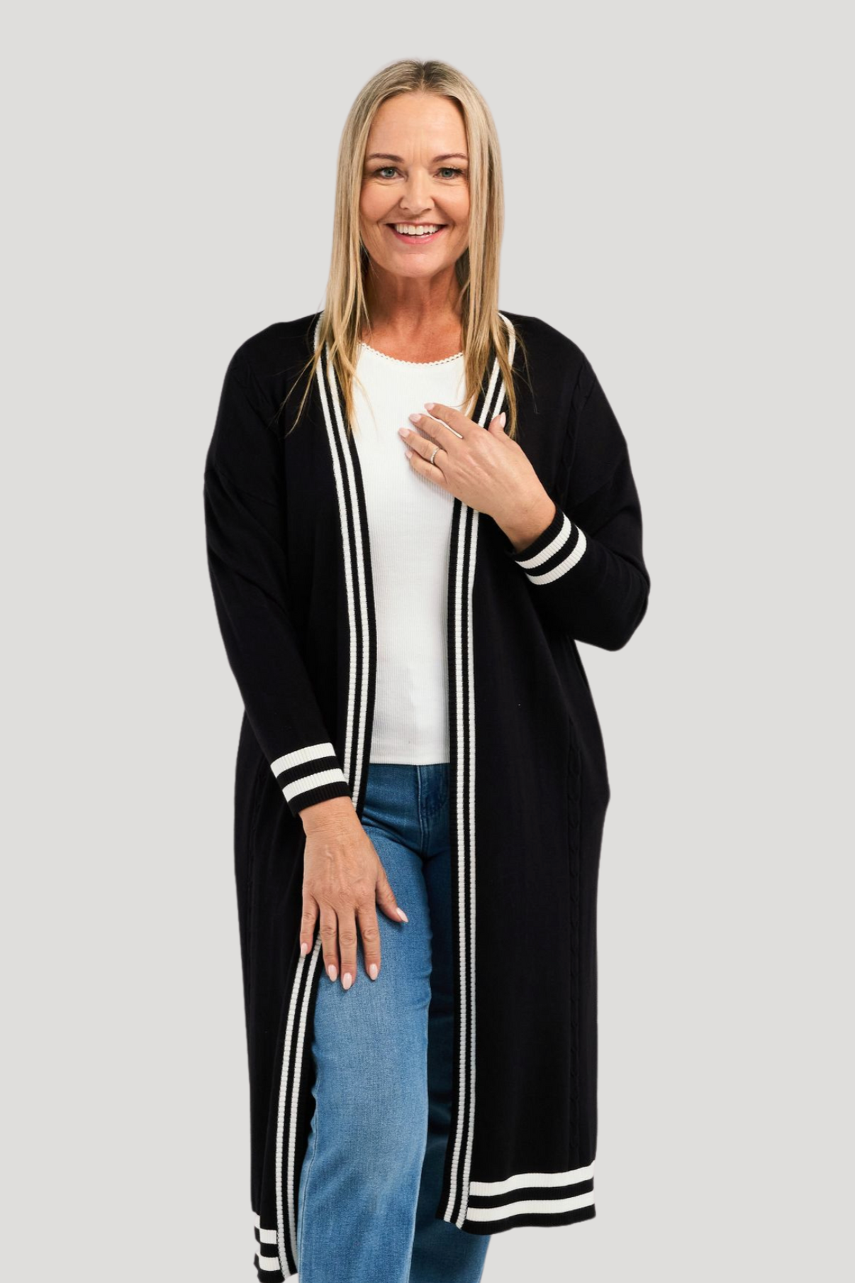 ZAFINA CAMERON KNIT - BLACK - THE VOGUE STORE