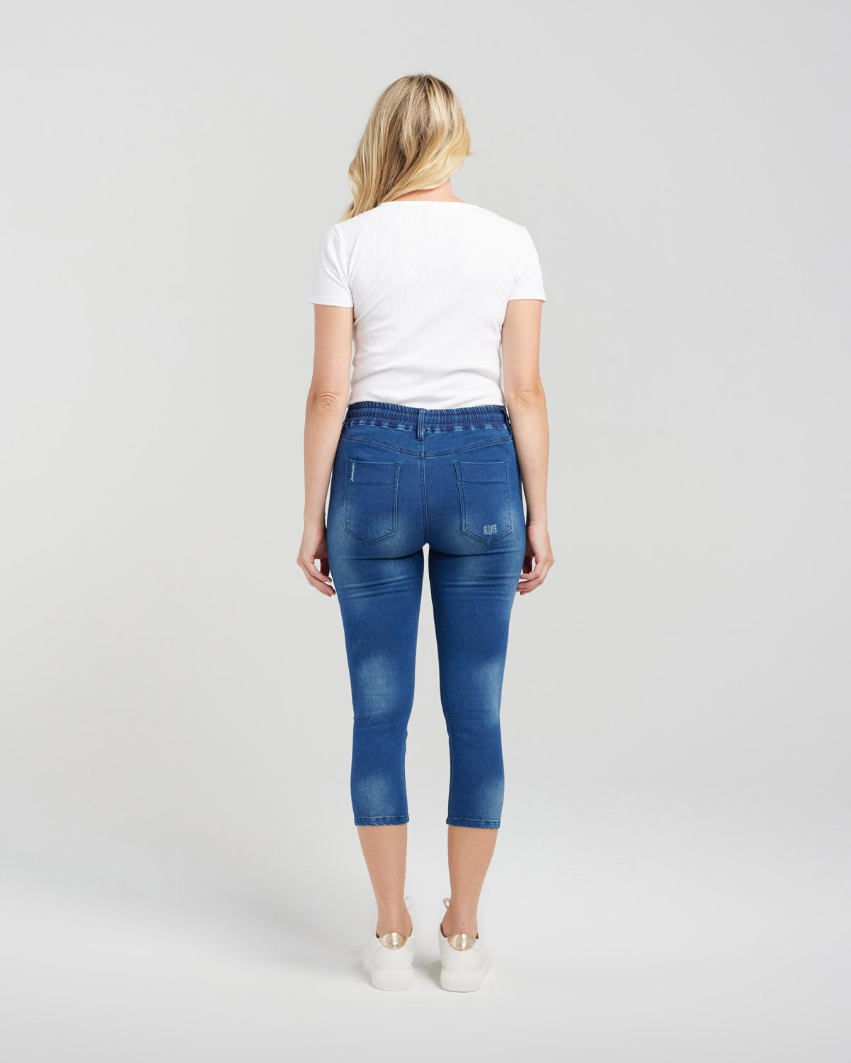 ZAFINA FRANKIE PANT - DENIM - THE VOGUE STORE