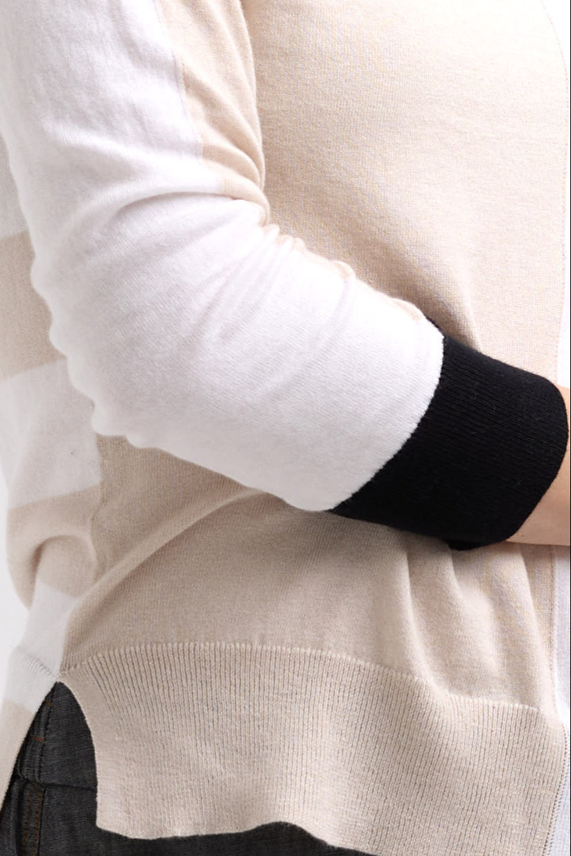 Z&P SPLIT JUMPER - CANVAS - THE VOGUE STORE