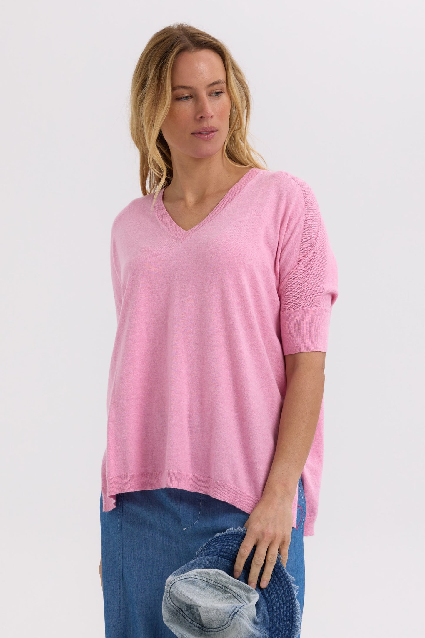 Z&P POINTELLE SHOULDER TOP - FOUNDANT - THE VOGUE STORE