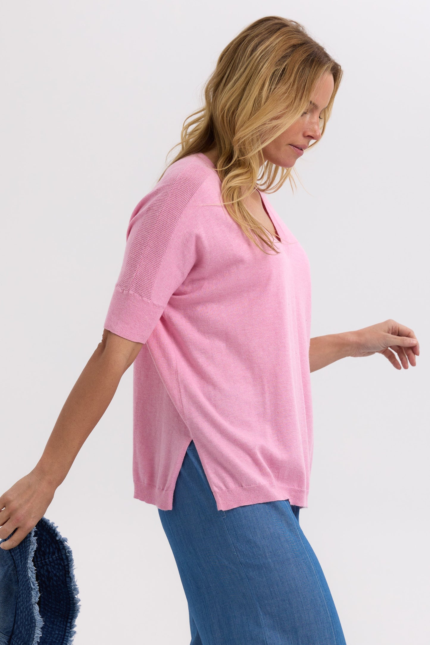 Z&P POINTELLE SHOULDER TOP - FOUNDANT - THE VOGUE STORE
