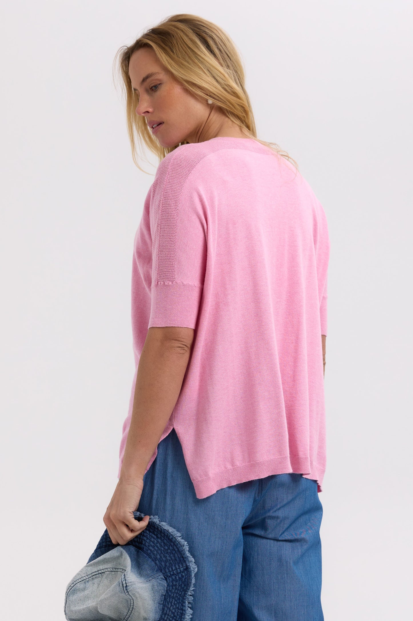 Z&P POINTELLE SHOULDER TOP - FOUNDANT - THE VOGUE STORE