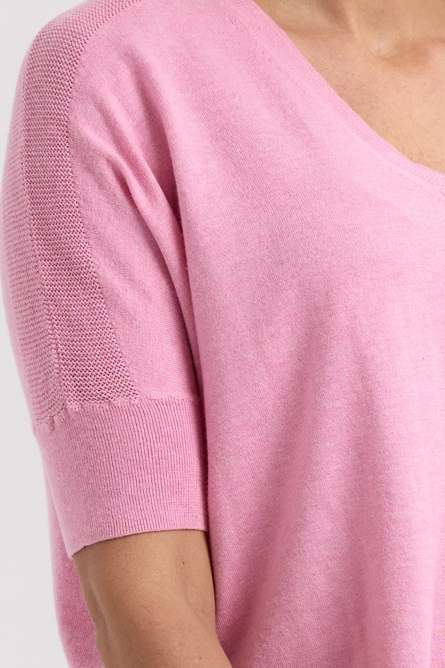 Z&P POINTELLE SHOULDER TOP - FOUNDANT - THE VOGUE STORE