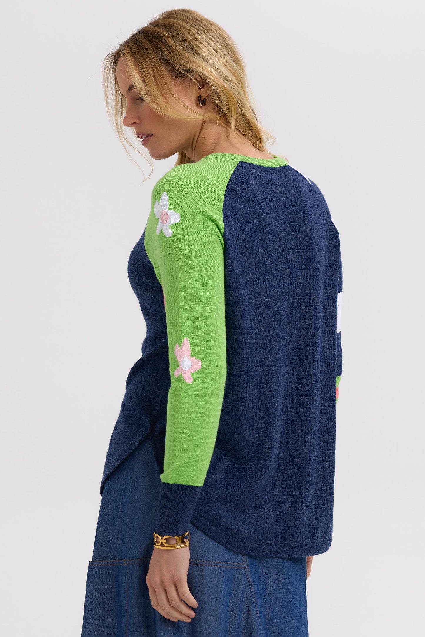 Z&P MY HAPPY JUMPER - DENIM - THE VOGUE STORE