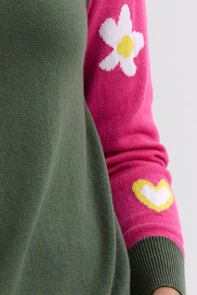 Z&P MY HAPPY JUMPER - KHAKI - THE VOGUE STORE