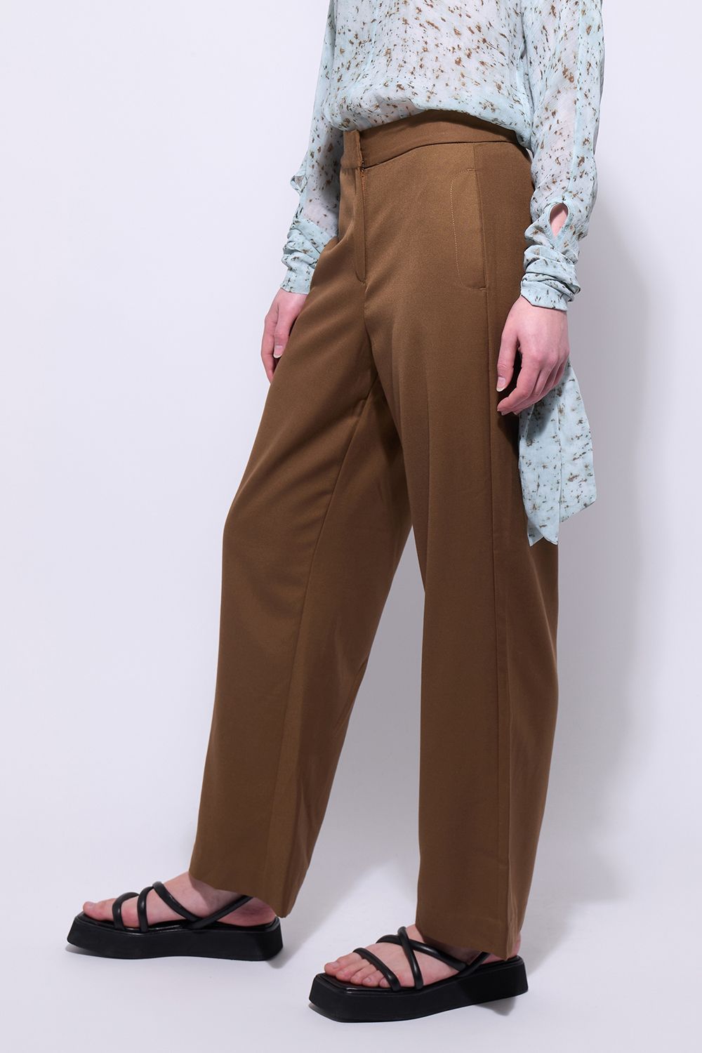 NERIS THE HEPBURN PANT - ANTIQUE - THE VOGUE STORE