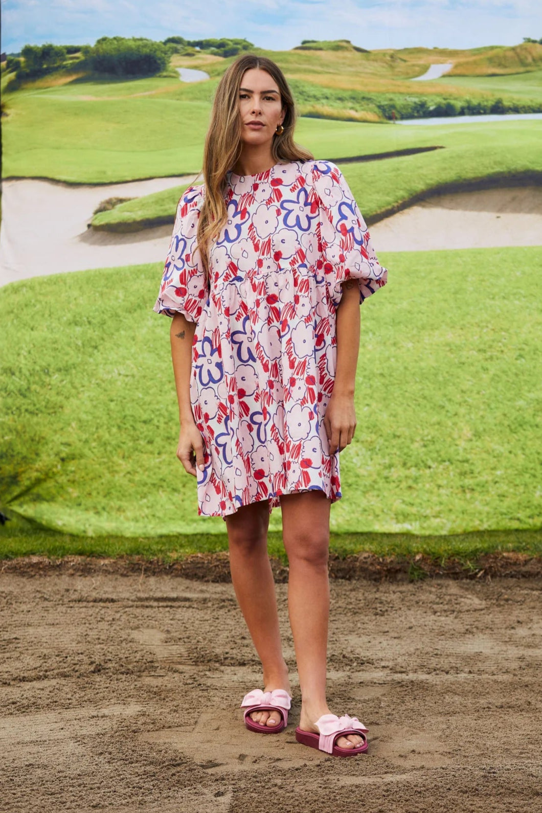 THING THING SPIN DRESS - SQUIGGLE BLOOM - THE VOGUE STORE