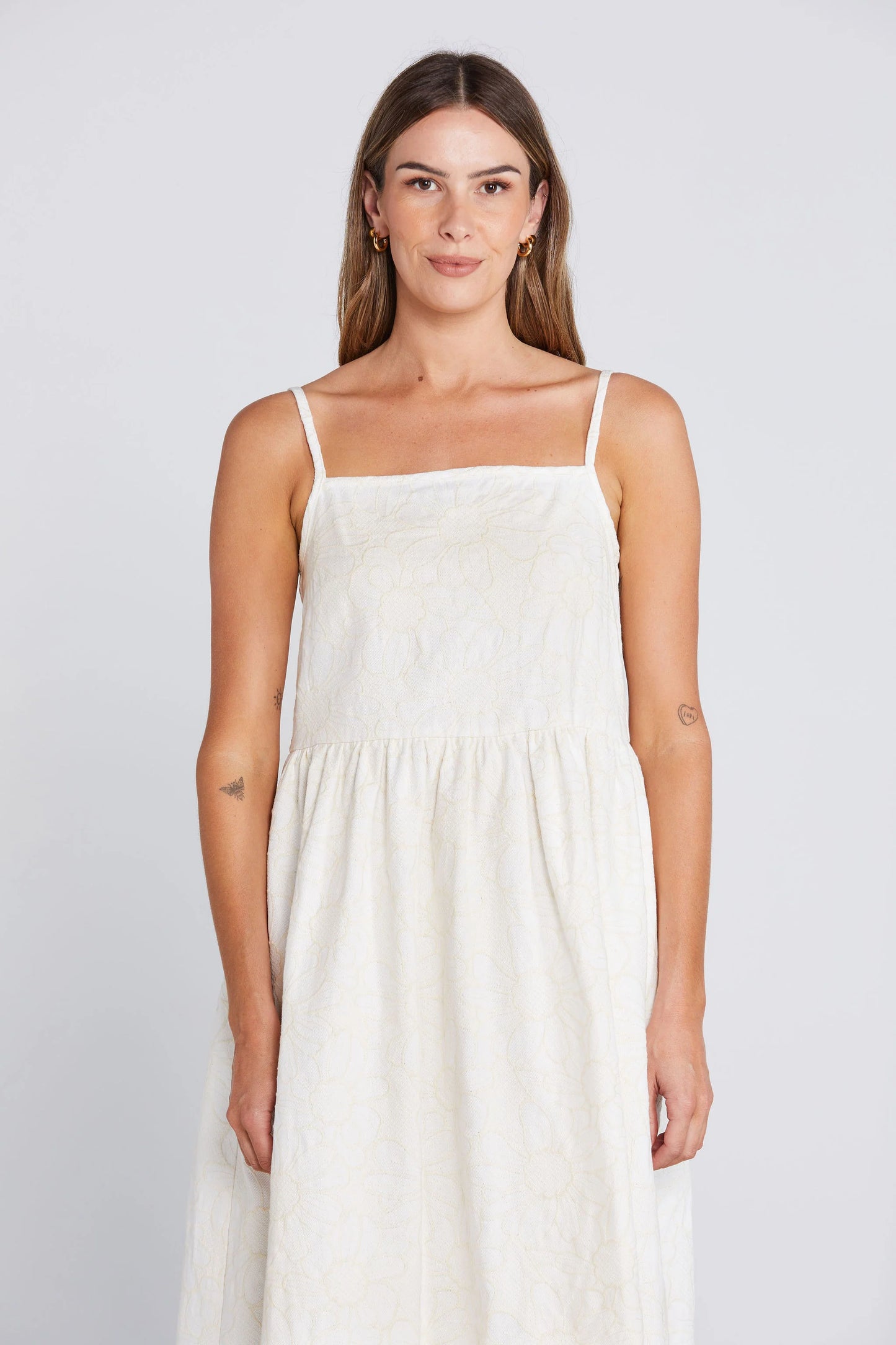 THING THING ZIGGLE DRESS - CREAMY DAISY - THE VOGUE STORE