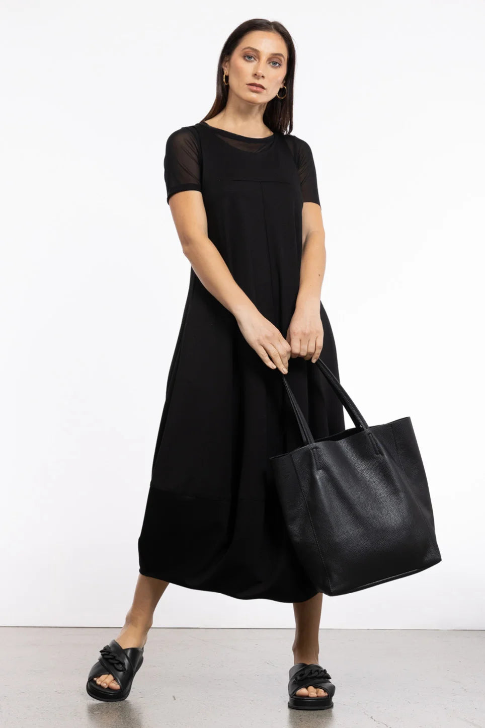 REPERTOIRE BAY DRESS - BLACK - THE VOGUE STORE