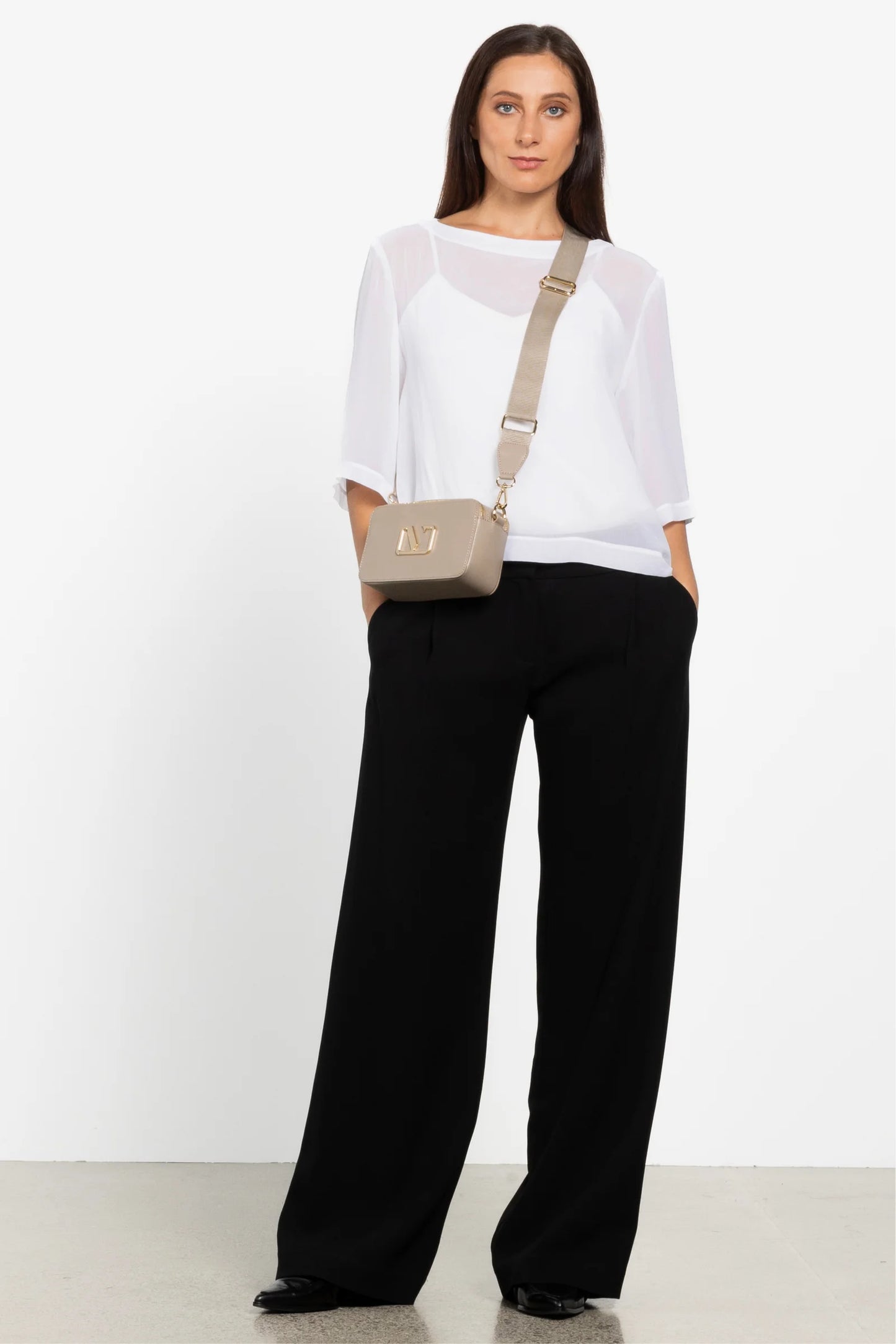 REPERTOIRE BREEZE TOP - WHITE - THE VOGUE STORE