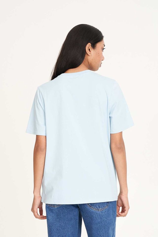 HUFFER CLASSIC TEE 170/NECTAR - ICE BLUE - THE VOGUE STORE