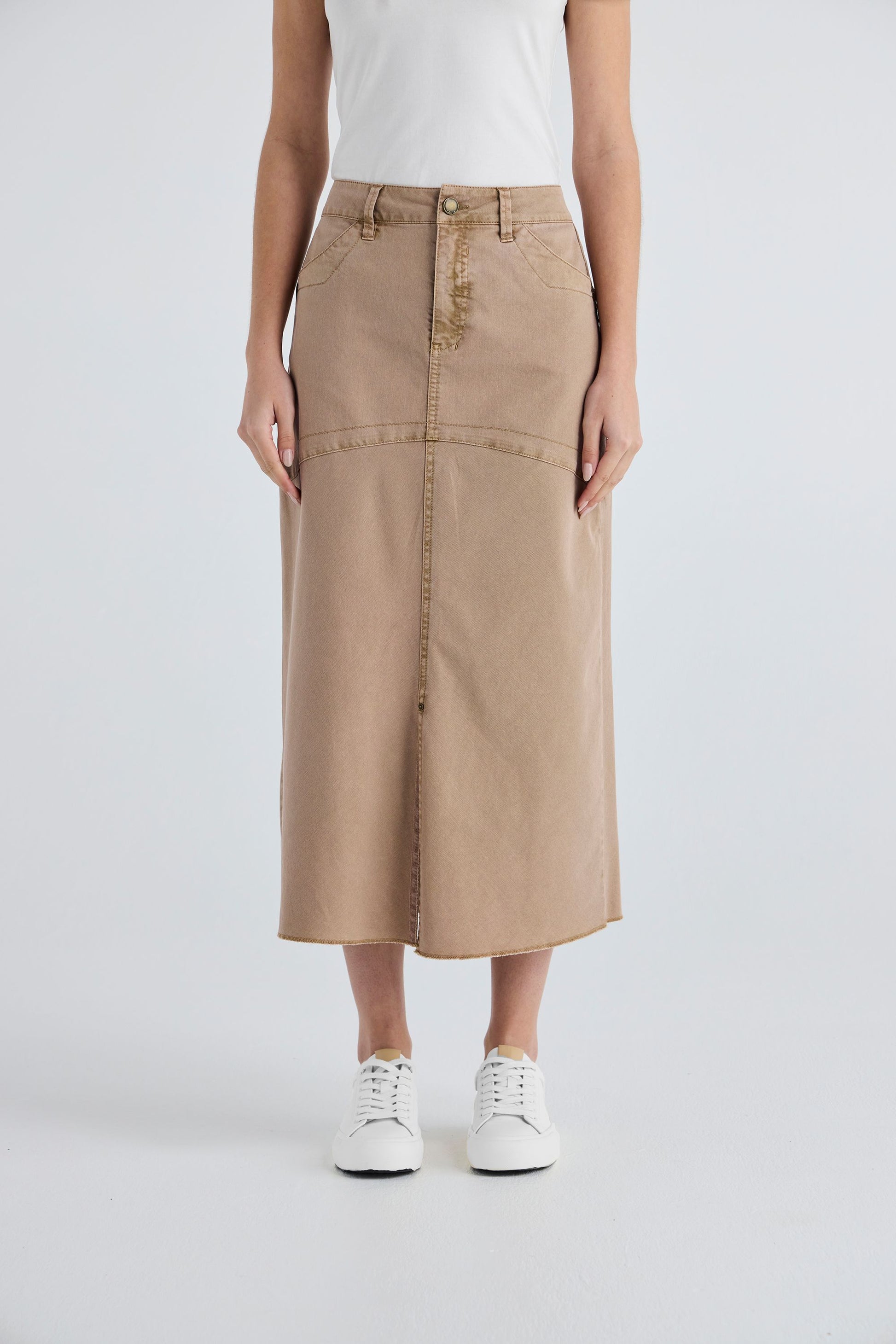LANIA RAINE SKIRT - TOFFEE - THE VOGUE STORE