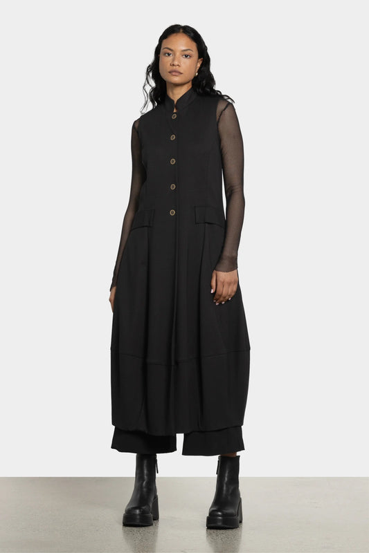 REPERTOIRE CARLA WAISTCOAT - BLACK - THE VOGUE STORE