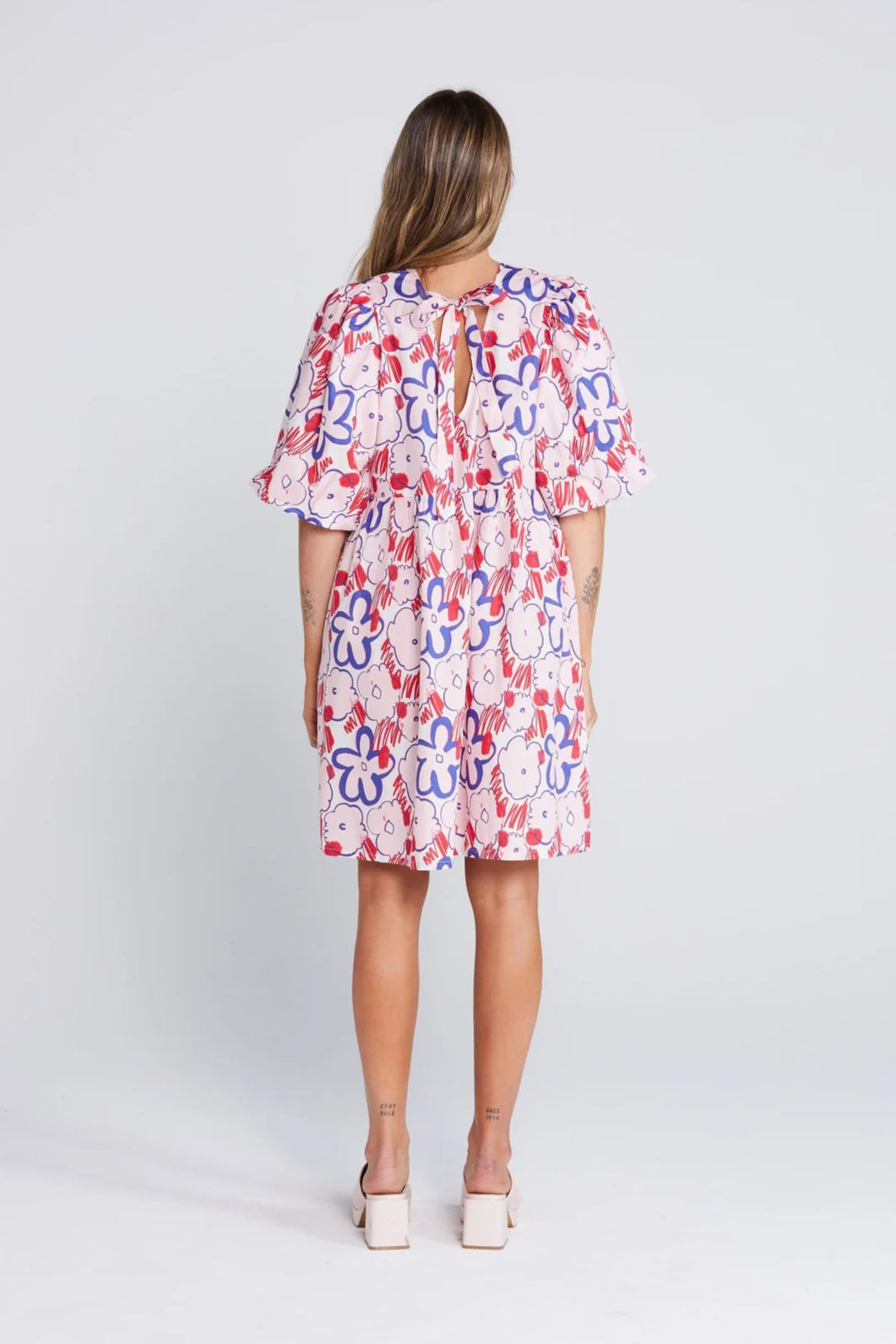 THING THING SPIN DRESS - SQUIGGLE BLOOM - THE VOGUE STORE