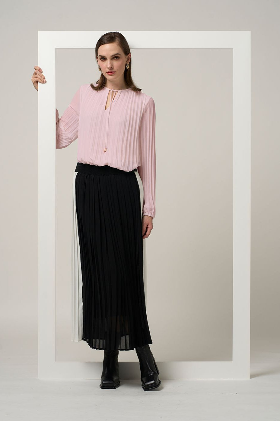 MADLY SWEETLY MORSE BLOUSE - DUSKY PINK - THE VOGUE STORE