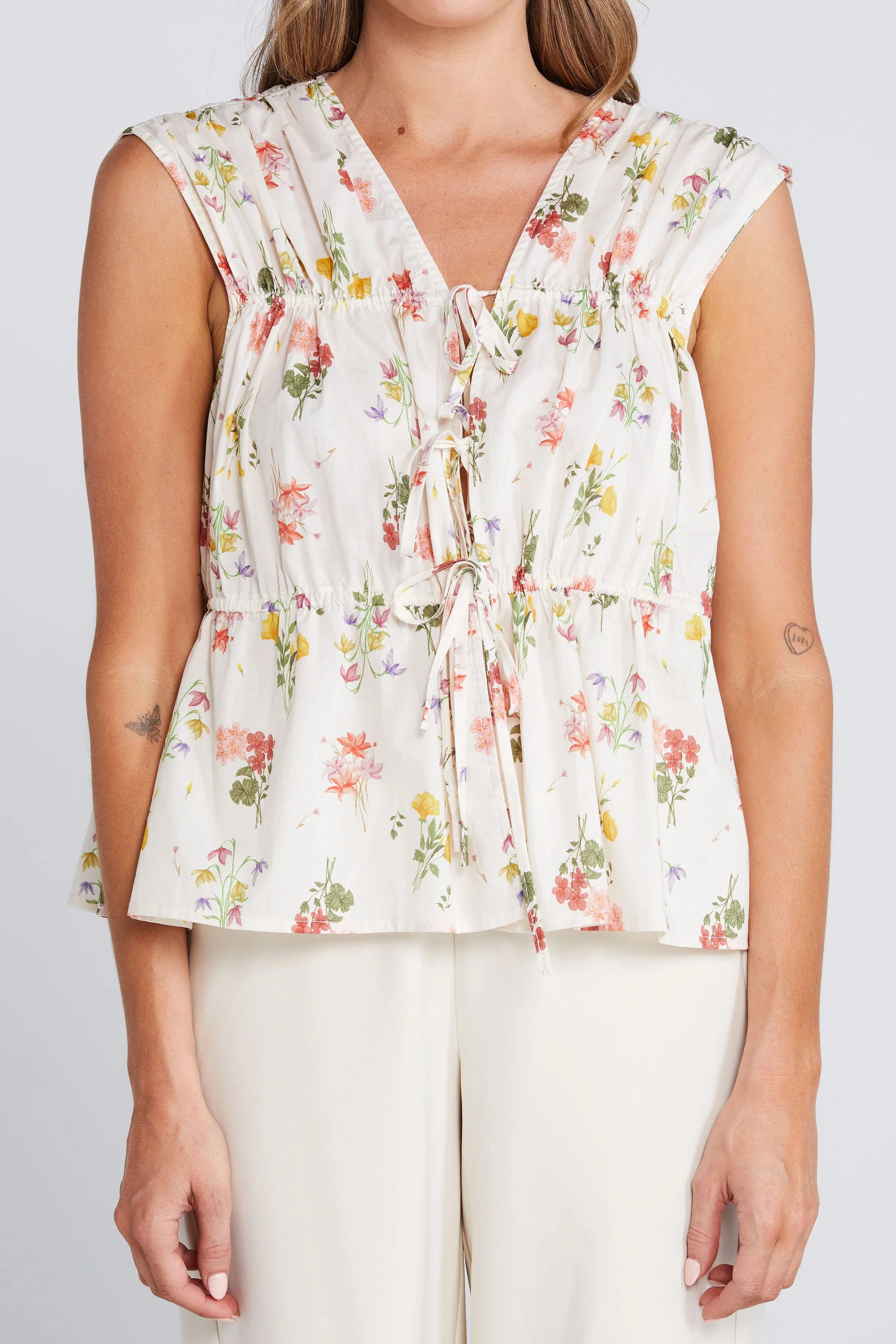 THING THING BELLE TIE TOP - SUMMER HAVEN - THE VOGUE STORE