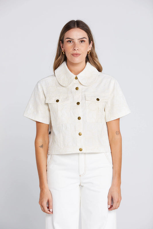 THING THING ZEPHRYA TOP - CREAMY DAISY - THE VOGUE STORE