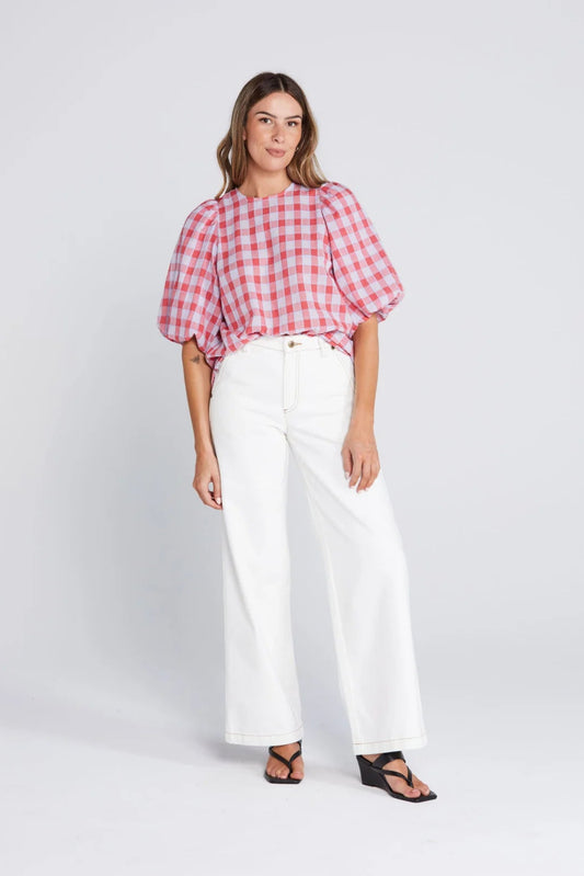 THING THING LUCIE TOP - CHECK MATE - THE VOGUE STORE