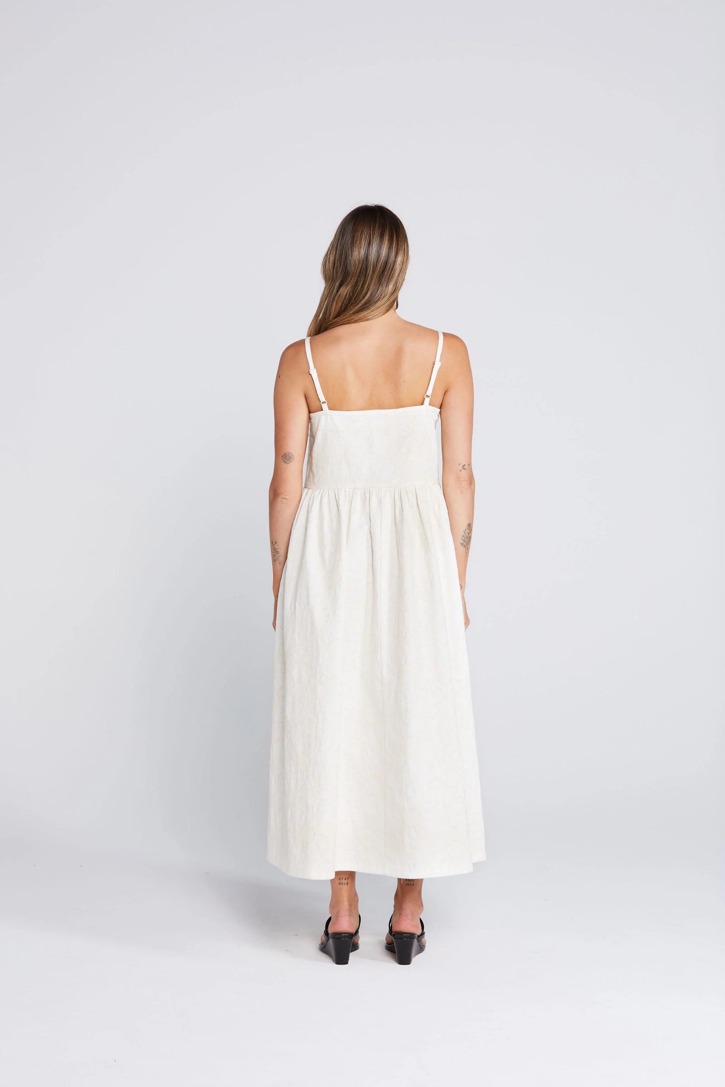 THING THING ZIGGLE DRESS - CREAMY DAISY - THE VOGUE STORE