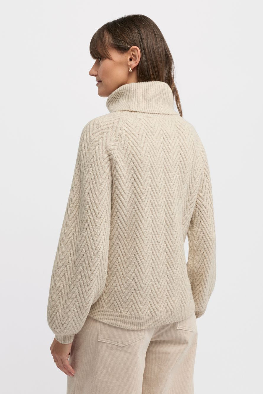 YARRA TRAIL HUDSON KNIT - ALMOND - THE VOGUE STORE