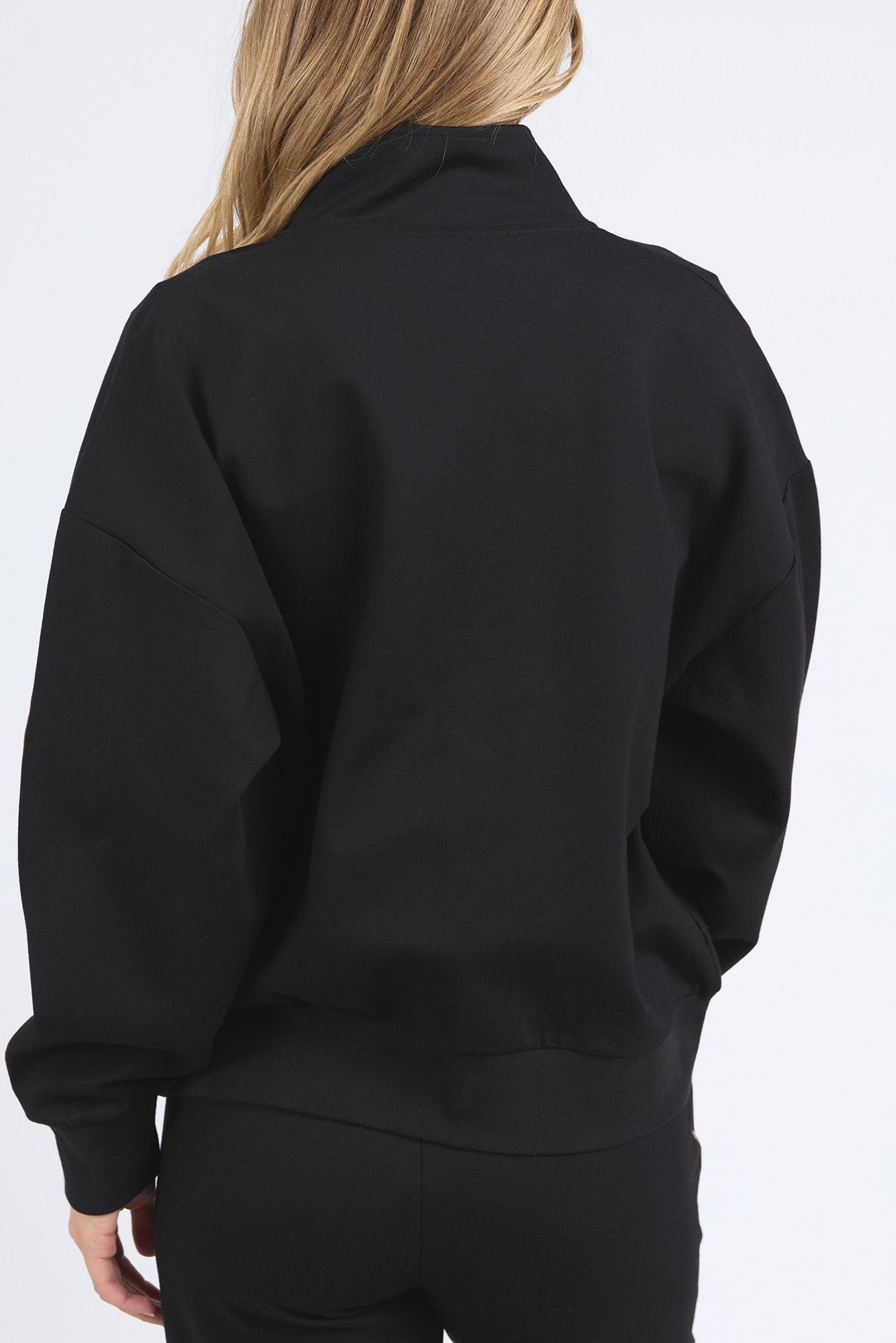 FOXWOOD LONDON ZIP THRU - BLACK - THE VOGUE STORE