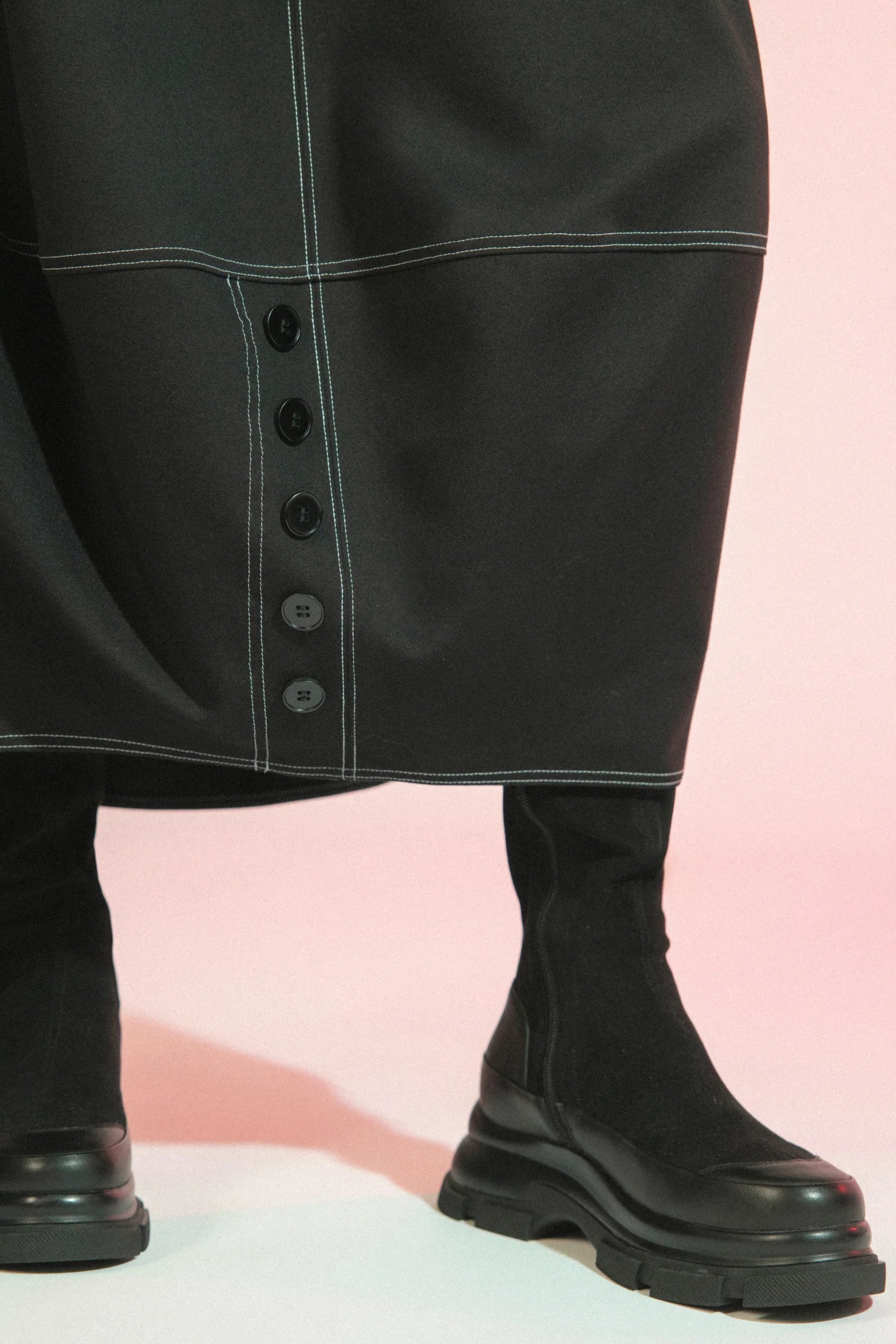 REPERTOIRE HEATH DRESS - BLACK - THE VOGUE STORE