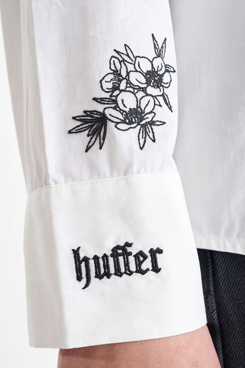 HUFFER INKED DAY SHIRT - CHALK