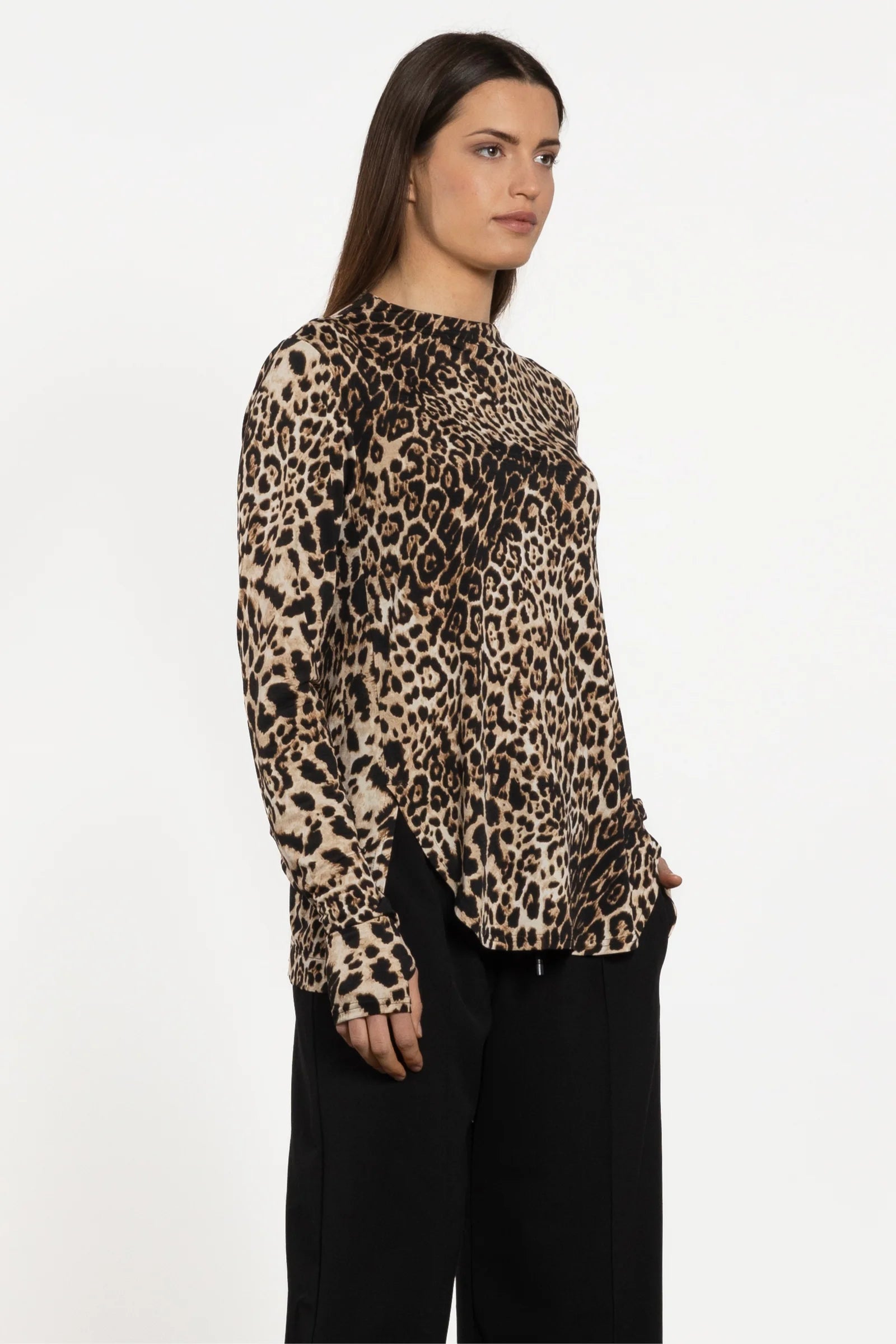 REPERTOIRE PAMELA ANIMAL TOP - PRINT ANIMAL - THE VOGUE STORE
