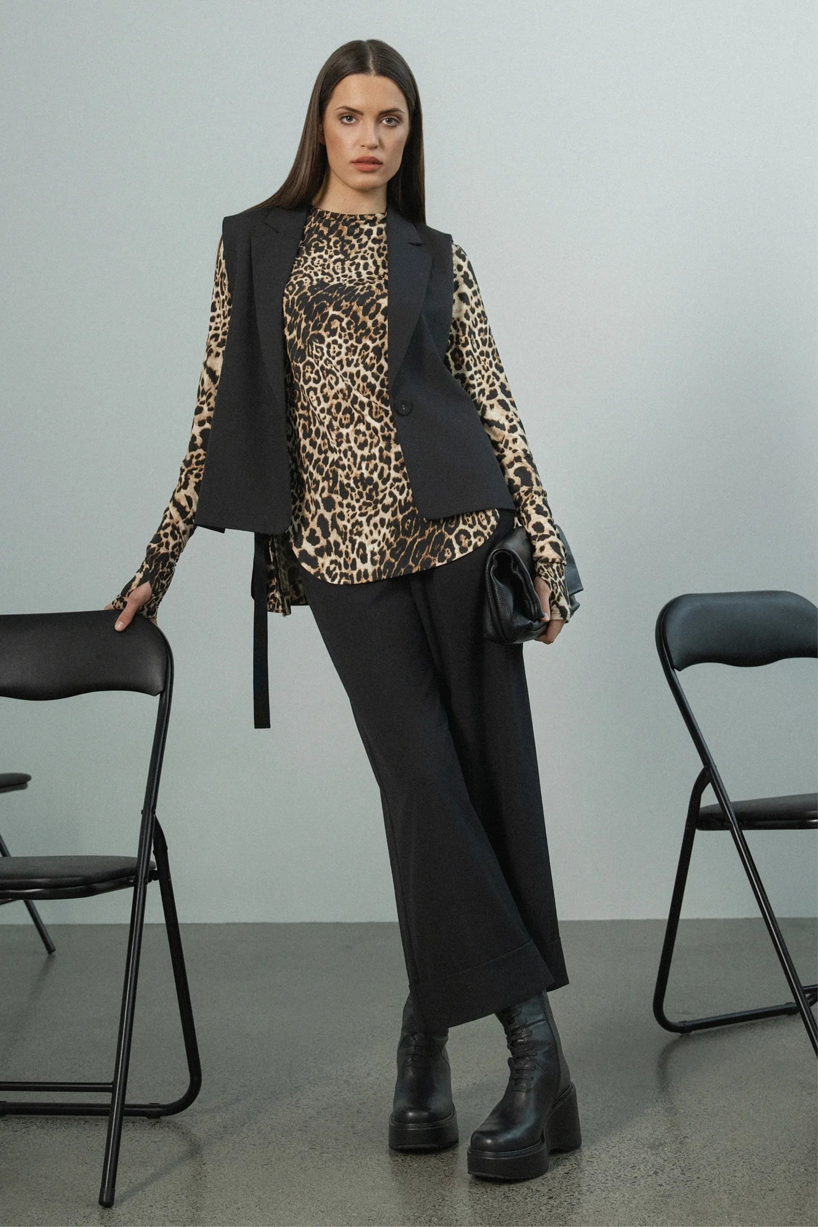 REPERTOIRE PAMELA ANIMAL TOP - PRINT ANIMAL - THE VOGUE STORE